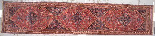 Appraisal: A Northwest Persian runner Persia late th century size approximately