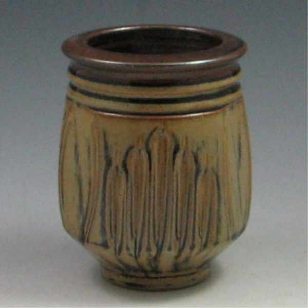 Appraisal: Brian VanNostrand Vase marked BVN mint ''h