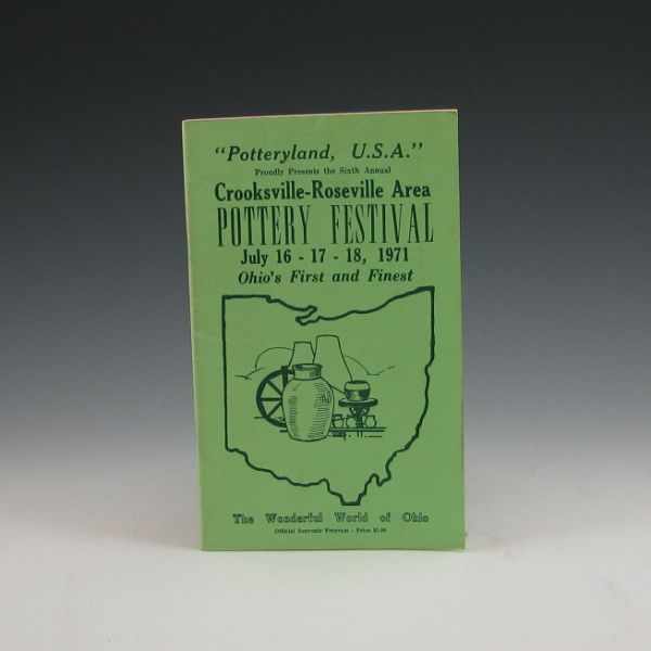 Appraisal: Book from the first Pottery Festival in