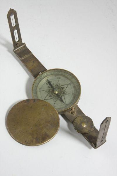 Appraisal: Rare Camm Moore North Carolina Surveyor's Compass ca late th