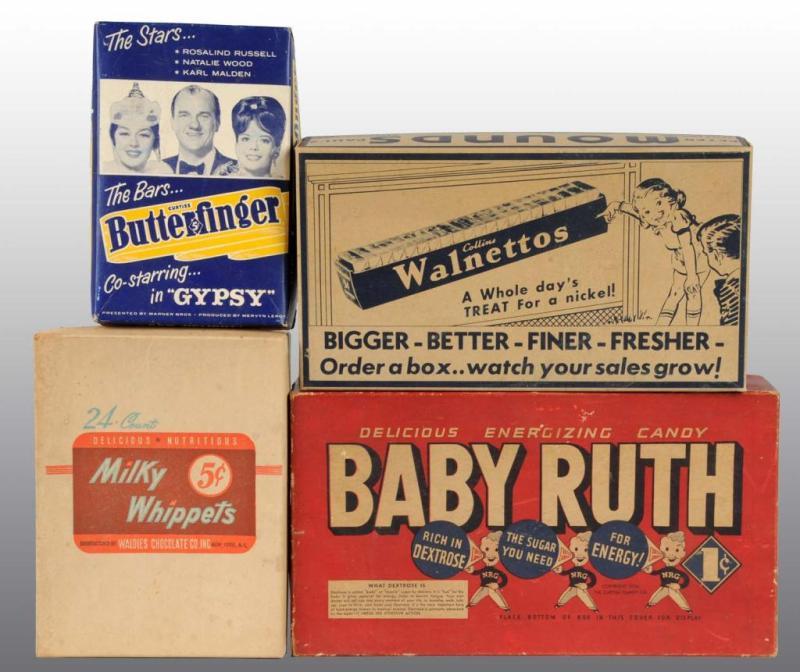 Appraisal: Lot of Candy Boxes Description Includes one for Baby Ruth