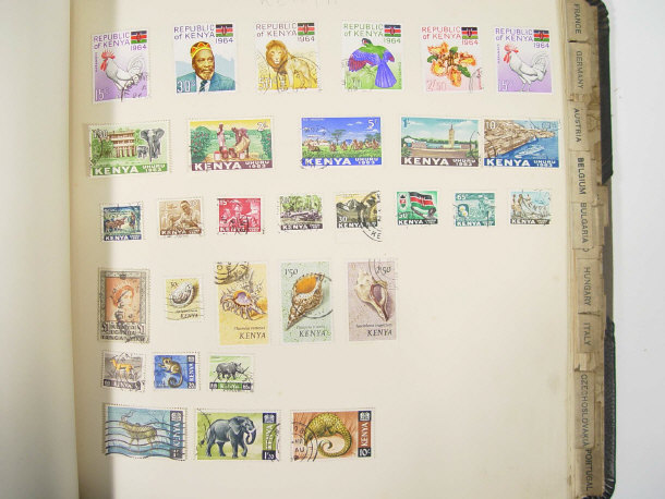 Appraisal: World stamp album mostly British Empire