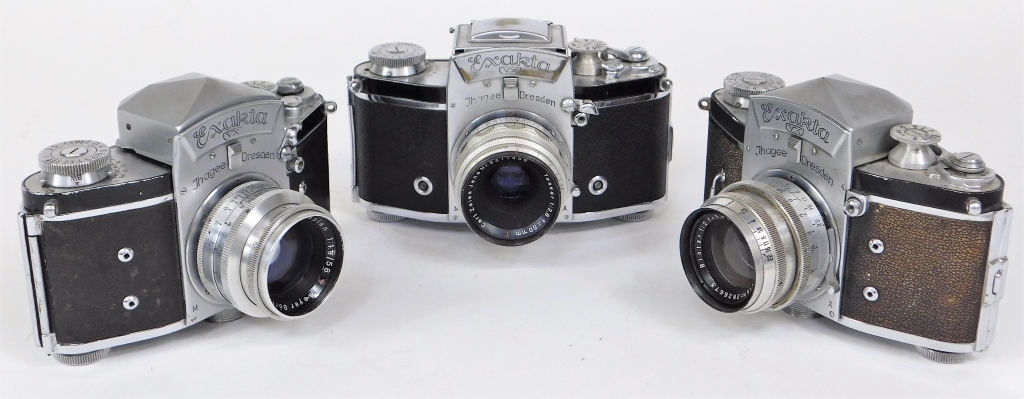 Appraisal: GROUP OF IHAGEE EXAKTA VX SLR CAMERAS Group of Ihagee