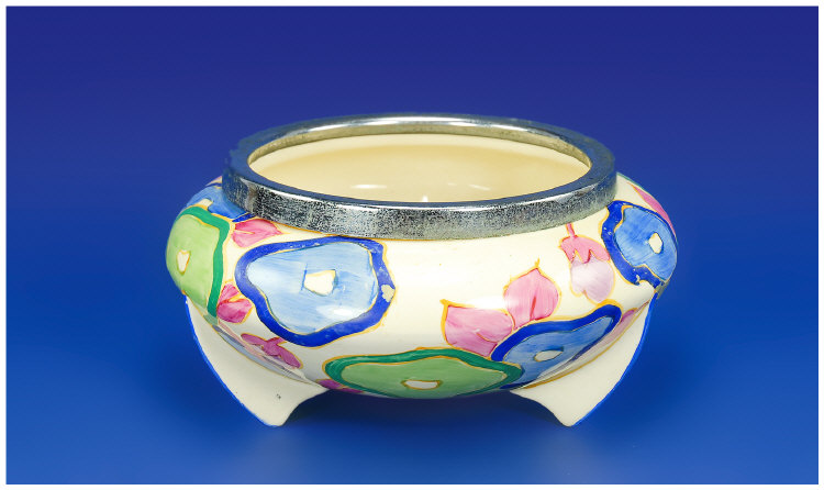 Appraisal: Clarice Cliff Bowl c 'Blue Chintz' design marks to base