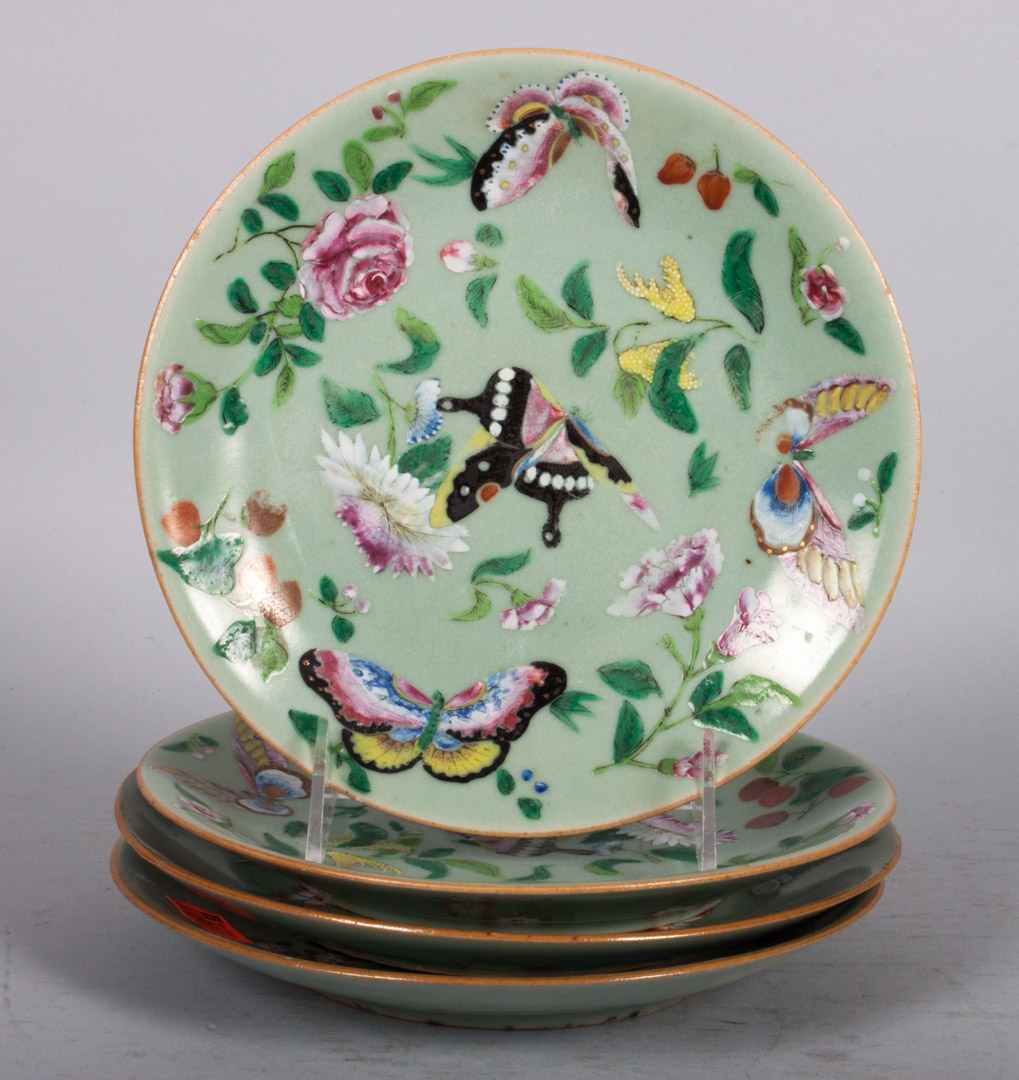 Appraisal: Two pair of Chinese Export porcelain plates circa pair of