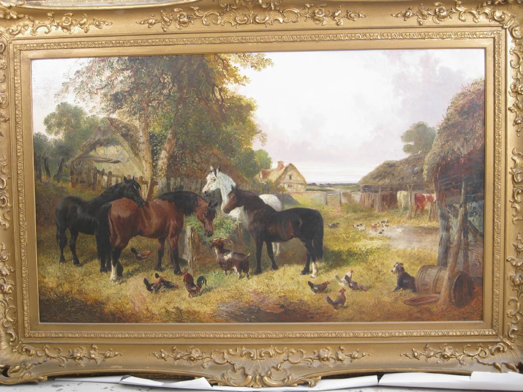 Appraisal: FOLLOWER OF JOHN FREDERICK HERRING JNR - Horses and Cattle