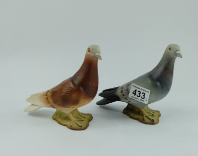 Appraisal: Beswick matt Pigeons B in Brown and Grey