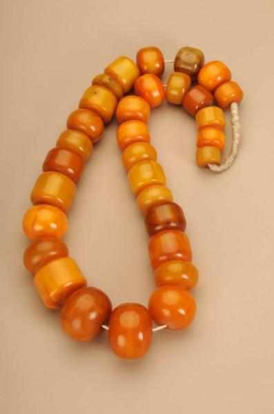 Appraisal: African Amber Beads Description beads total Condition Good