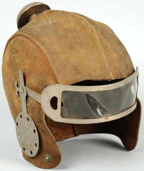 Appraisal: Vintage Buck Rogers th Century Helmet Toy Leather helmet with