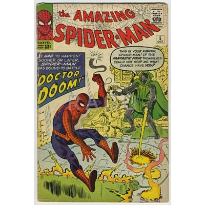 Appraisal: THE AMAZING SPIDER-MAN COMIC Spider-Man vs Doctor Doom G VG