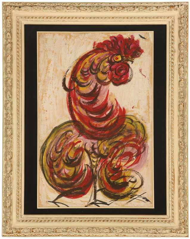 Appraisal: Jesus Reyes Ferreira - Mexican Rooster Cock