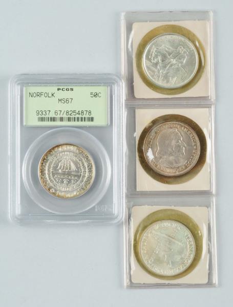 Appraisal: Lot of Commemorative Half Dollars Columbian MS S San Diego