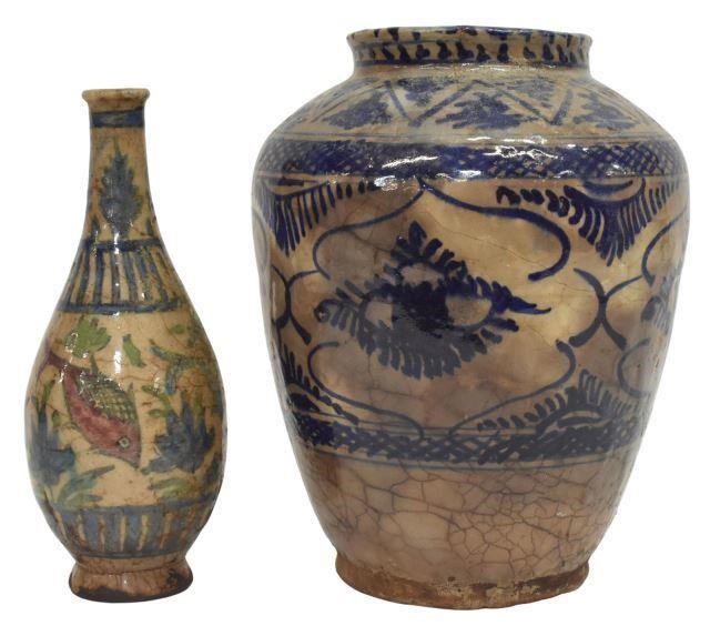 Appraisal: lot of Chinese ceramic storage jar with blue underglaze decoration