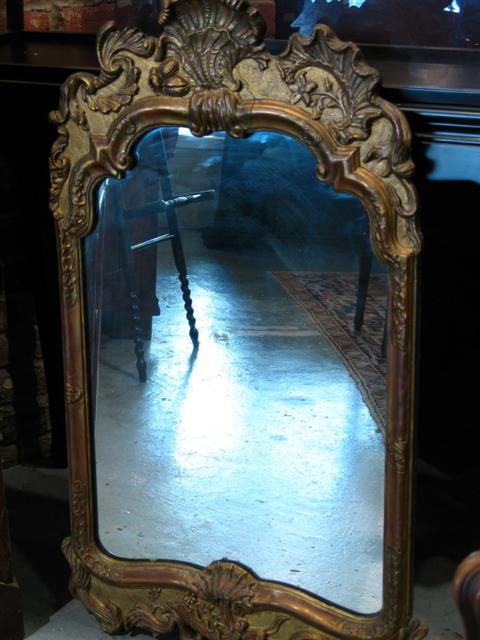 Appraisal: REGENCE STYLE GILT MIRROR h w in