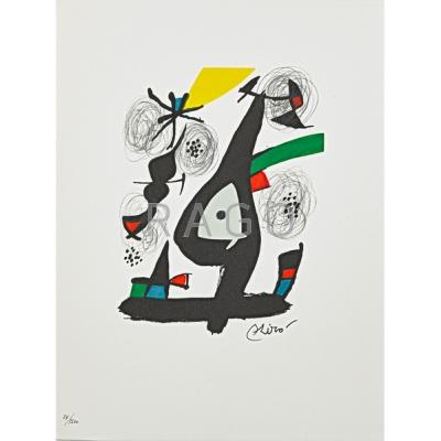 Appraisal: Joan Miro Spanish - La Melodie Acide Portfolio of lithographs