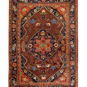 Appraisal: A Northwest Persian Wool Rug First Half th Century feet