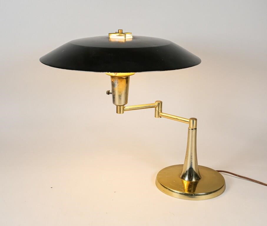 Appraisal: Mid Century Modern flying saucer lamp in the style of