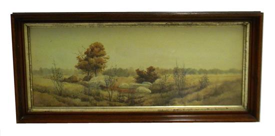 Appraisal: M E Marr th th C watercolor on paper autumn