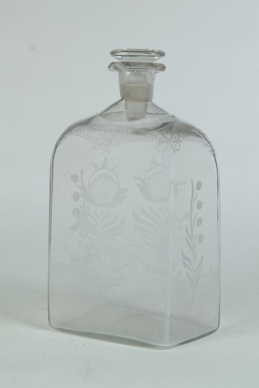 Appraisal: CASE BOTTLE Probably American st half th century blown glass