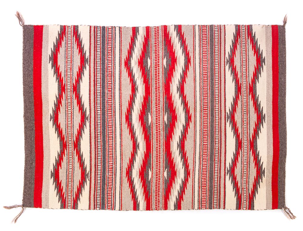 Appraisal: Chinle Pattern by Annie Succo Navajo Rug Measures tall wide