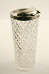 Appraisal: SHAKER - Hawkes cut glass martini shaker with tapered diamond