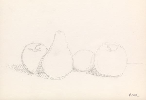 Appraisal: ROBERT KULICKE AMERICAN - x Pears and apples Pair of