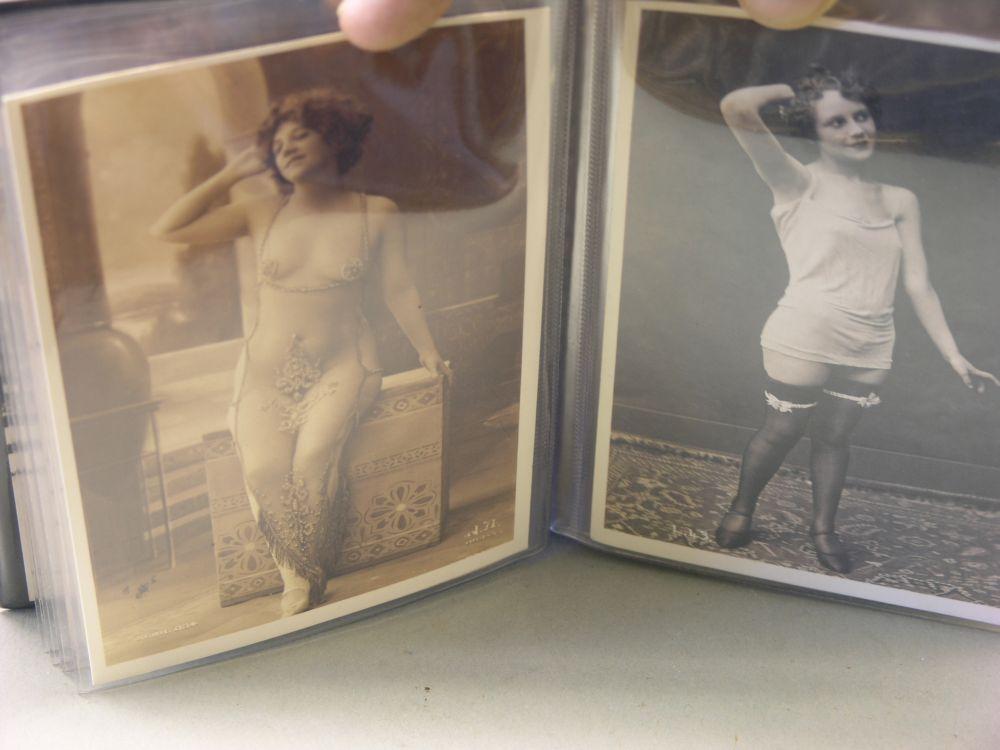 Appraisal: An album containing forty early th century postcards bathing beauties