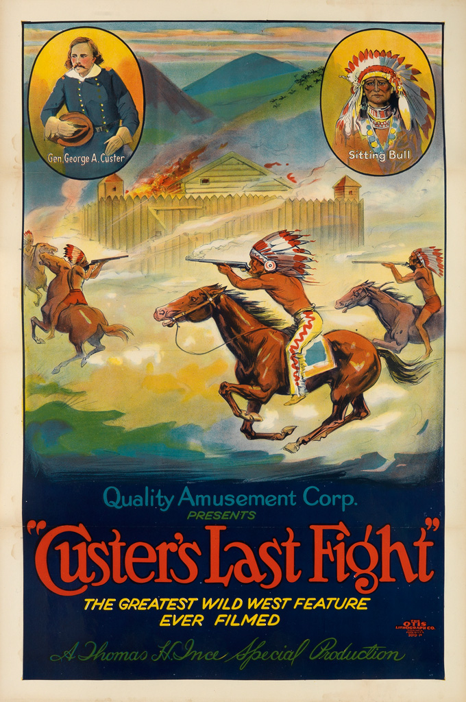 Appraisal: DESIGNER UNKNOWN CUSTER'S LAST FIGHT Circa s x inches x