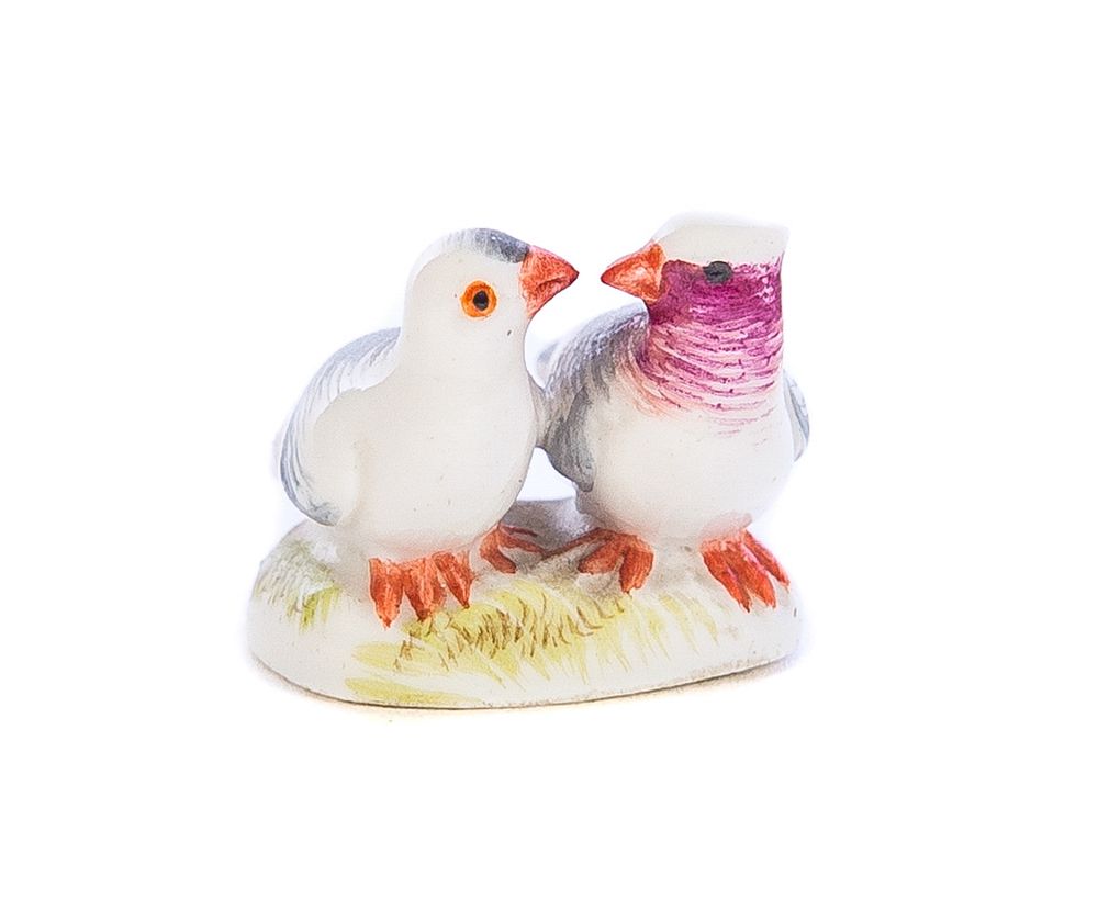 Appraisal: Meissen Miniature Birds Meissen Miniature Birds