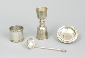 Appraisal: A Lot of Four Miscellaneous Sterling Items Various Makers th