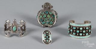 Appraisal: Jobeth Mayes Zuni sterling silver and turquoise M Jobeth Mayes