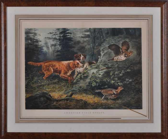 Appraisal: AFTER TAIT AMERICAN FIELD SPORTS Published by Currier Ives lithograph