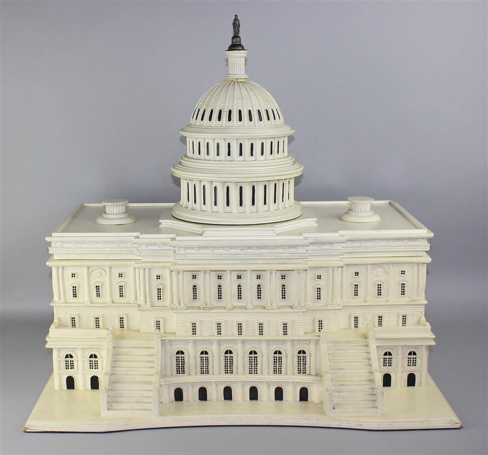 Appraisal: AMERICAN HERITAGE COLLECTION HUMIDOR IN SHAPE OF U S CAPITOL