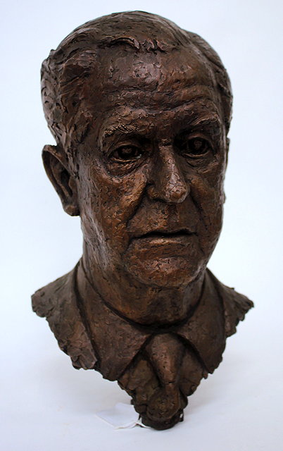 Appraisal: FAITH WINTER A bronze bust of Air Chief Marshall Sir