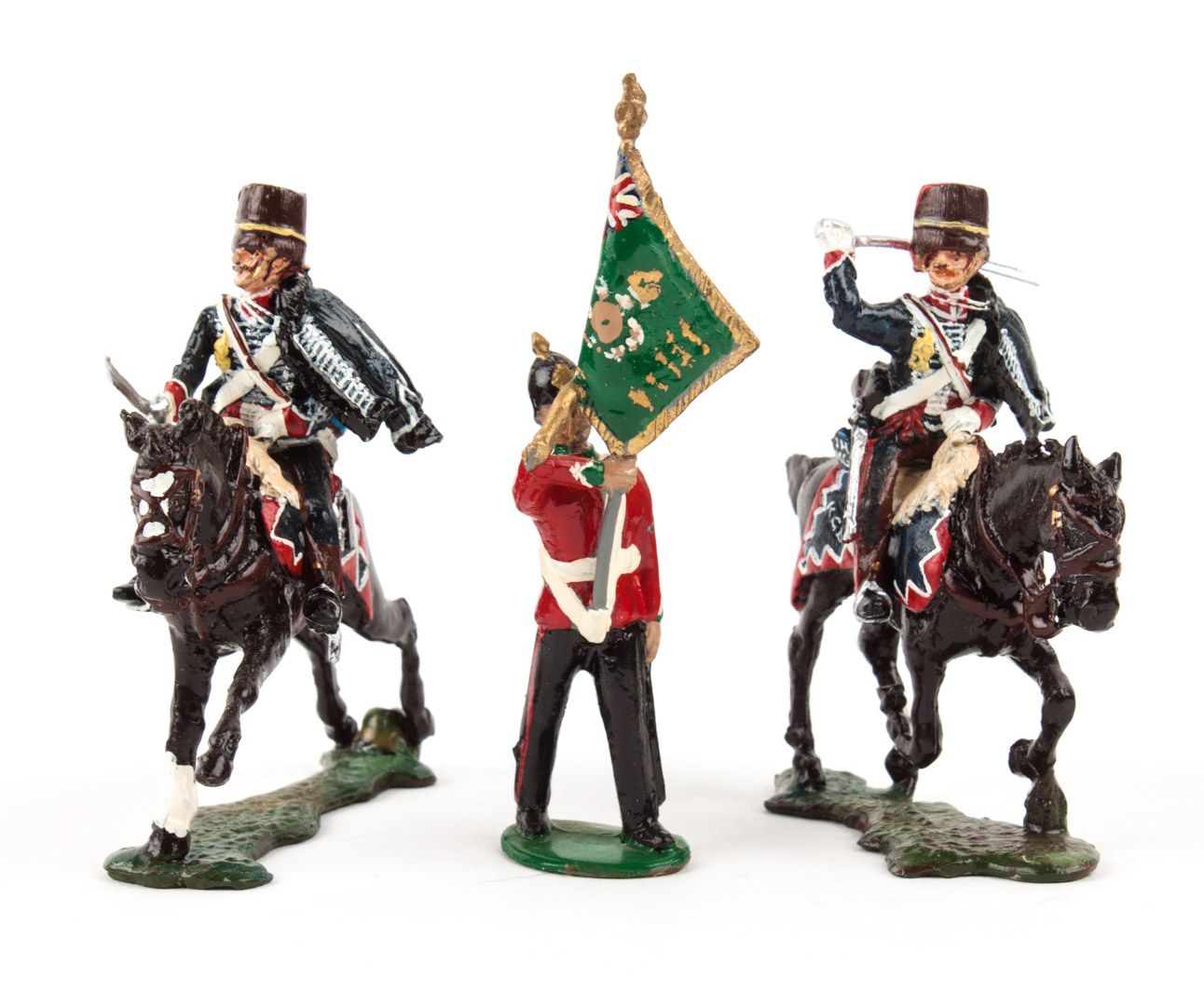 Appraisal: Three Napoleonic lead soldier sets including Hussars Calvary Chasseurs and