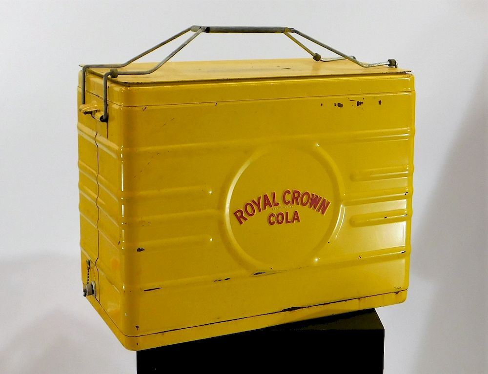 Appraisal: Vintage Royal Crown Cola Advertisement Cooler United States th Century