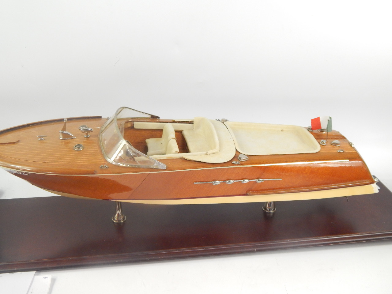 Appraisal: A scale model of an Italian Riva motor boat with