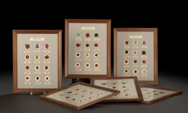 Appraisal: Interesting Collection of Six Framed Wax Seal Impressions for the