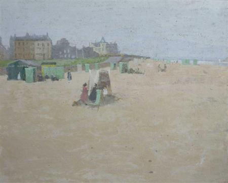 Appraisal: ATTRIBUTED TO MARGARET GREEN BRITISH - MISTY MORNING SEATON CAREW