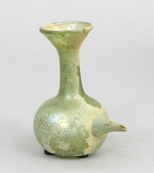 Appraisal: A Roman Glass Beaker A clear to green class vase