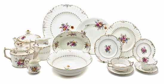 Appraisal: An Assembled Royal Crown Derby Dinnerware Service comprising dinner plates