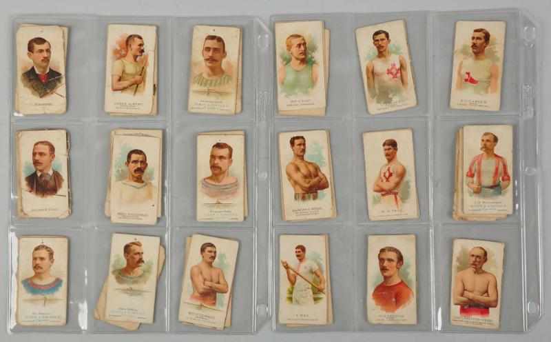 Appraisal: Lot of Sportsmen Tobacco Cards Description Most are Allen Ginter's