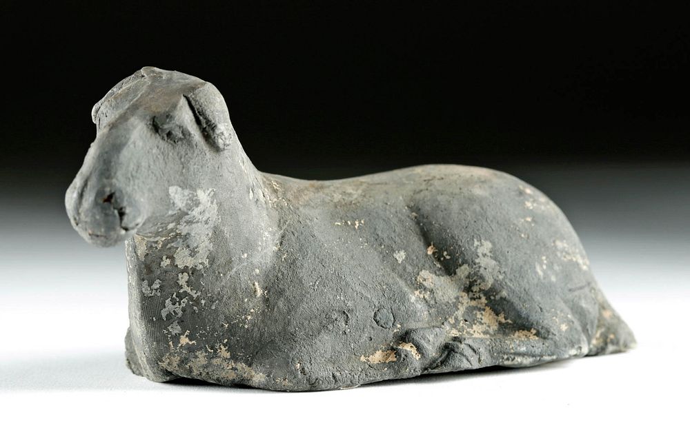 Appraisal: Impressive Chinese Tang Dynasty - Sheep Laying Down Originally Listed