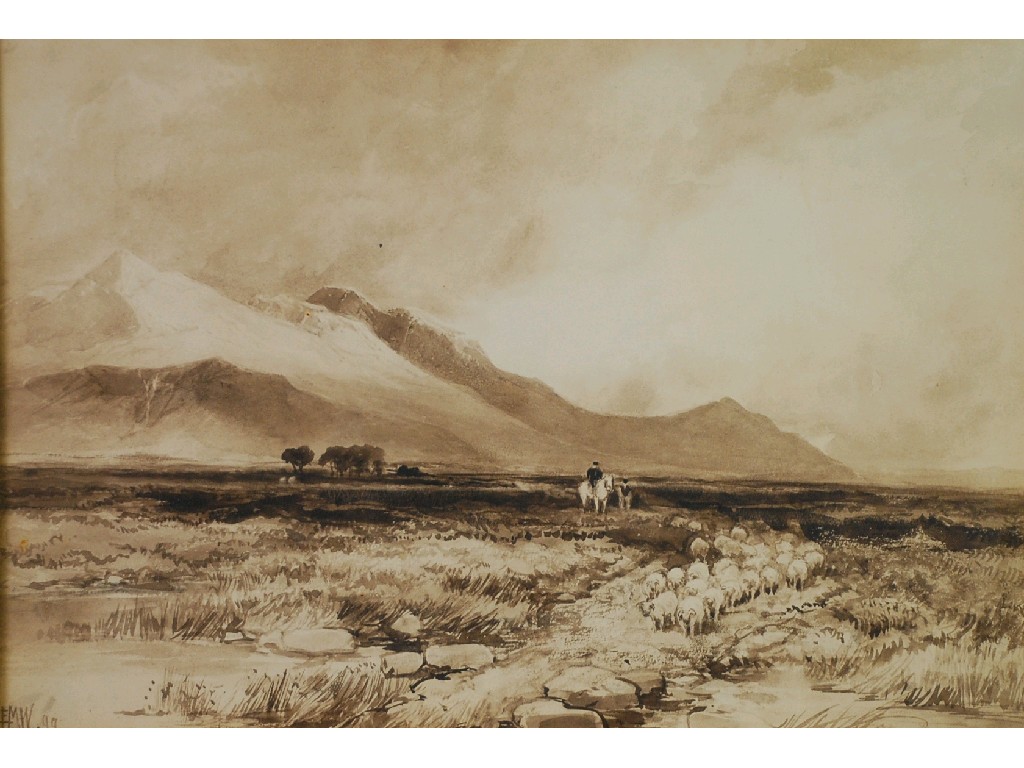 Appraisal: EDMUND MORRISON WIMPERIS V P R I - SEPIA DRAWING