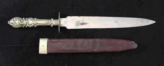 Appraisal: A Victorian cutlery handled steel bowie knife signed York River