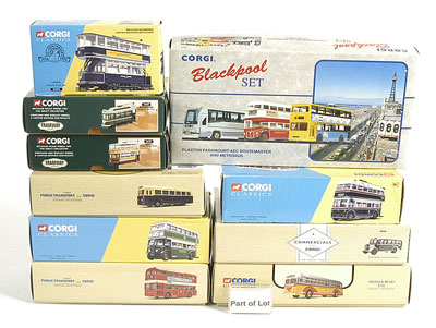 Appraisal: Corgi Bus Collection - to include Corgi Classics No Fred