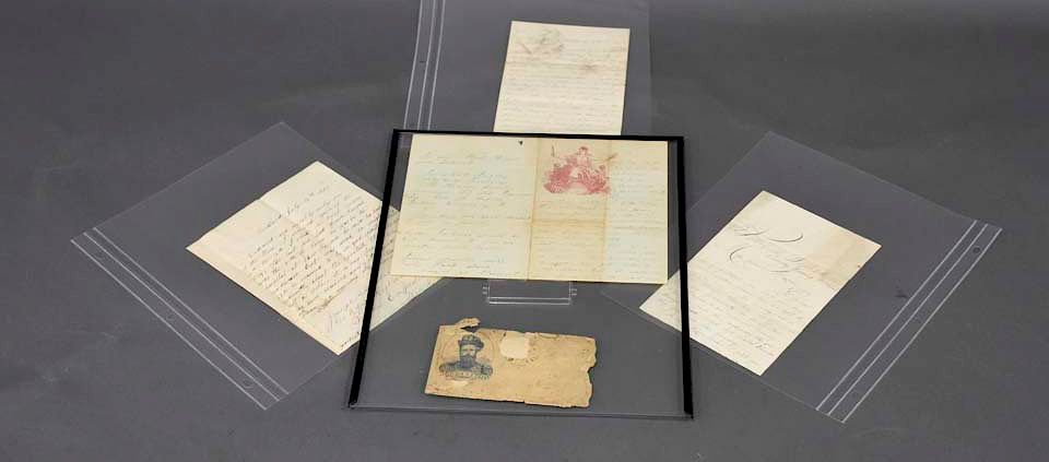 Appraisal: Civil War Letters Including Battle of Shiloh Civil War Letters