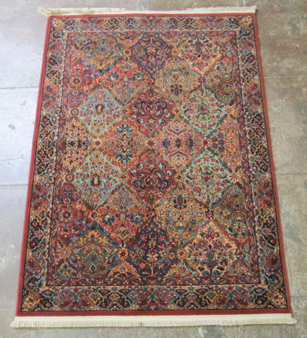 Appraisal: TWO KARASTAN AMERICAN ORIENTAL AREA RUGS The Original Karastan Collection