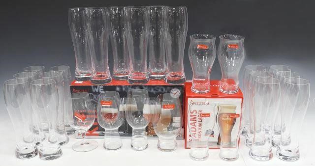 Appraisal: lot of Group of beer glasses all bearing acid-etched mark