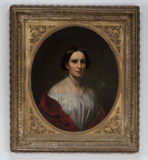 Appraisal: Attr G A Baker th c O c portrait of